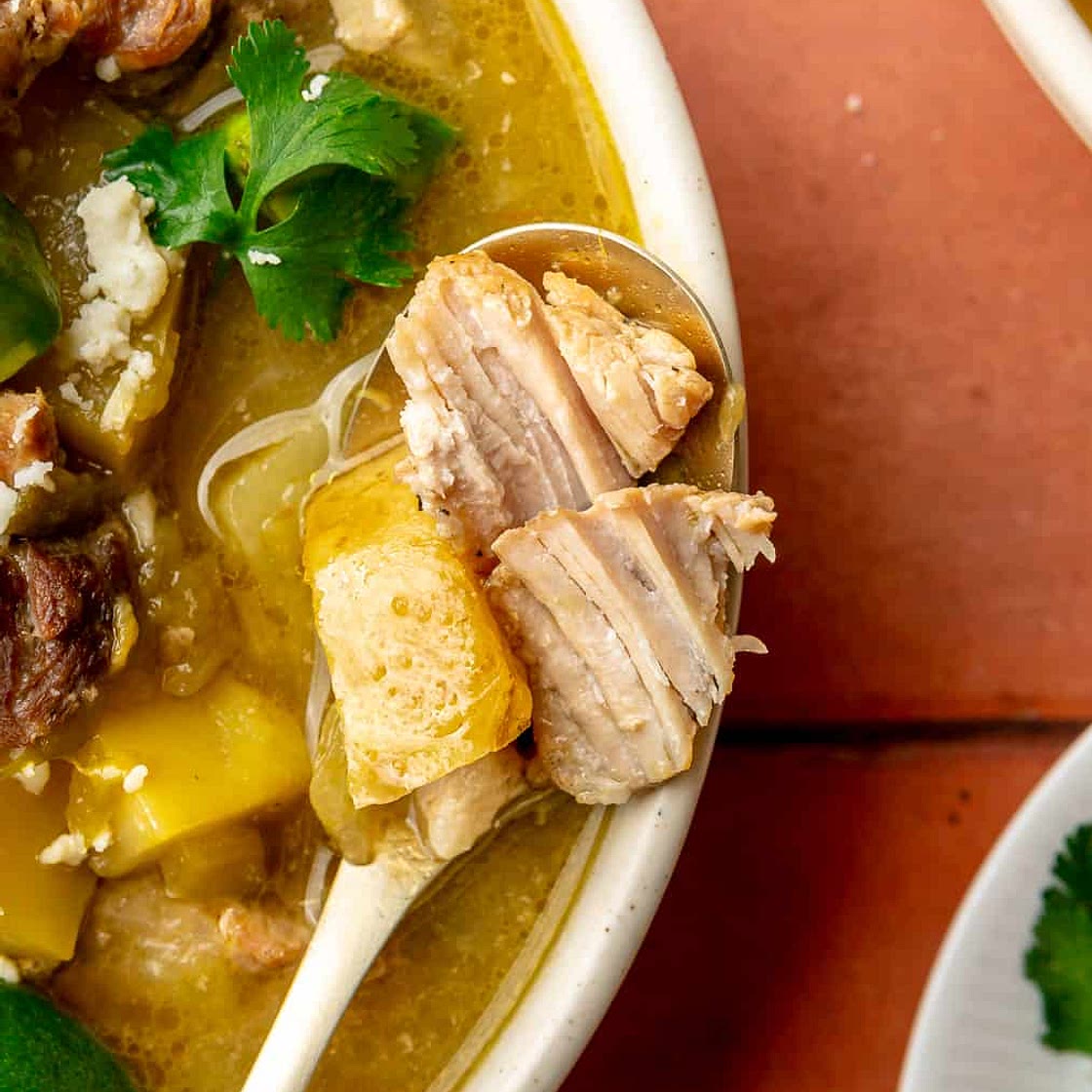 5-Ingredient Instant Pot Green Chile Stew