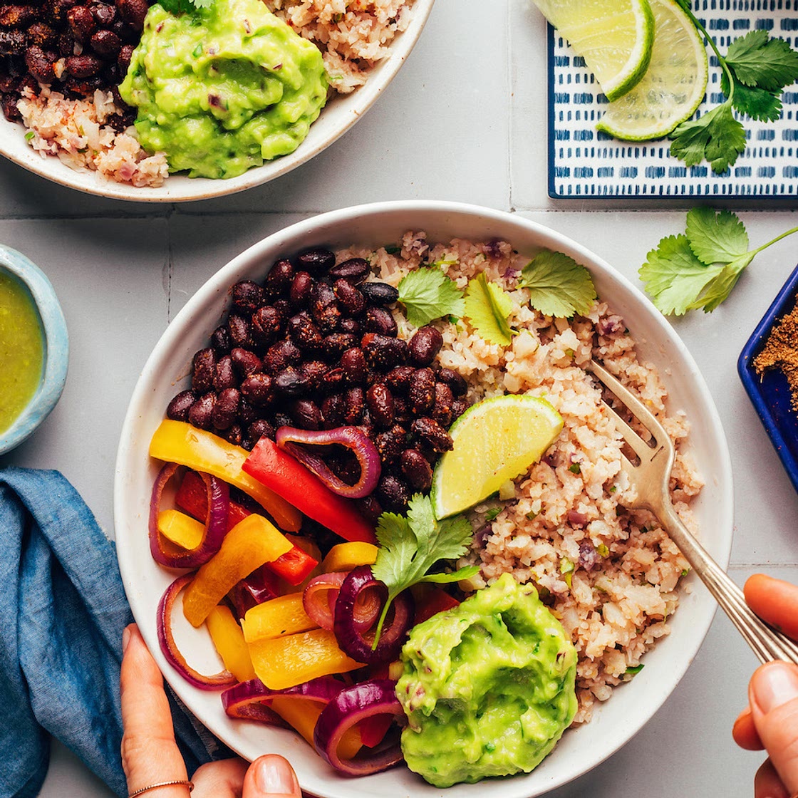 Cauliflower Rice Burrito Bowl