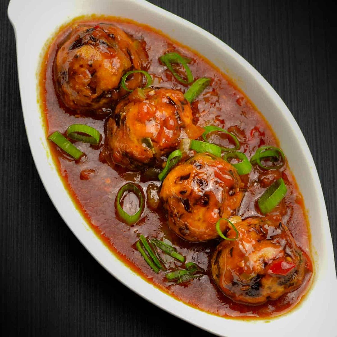 Indo-Chinese Veg Manchurian (Gravy)