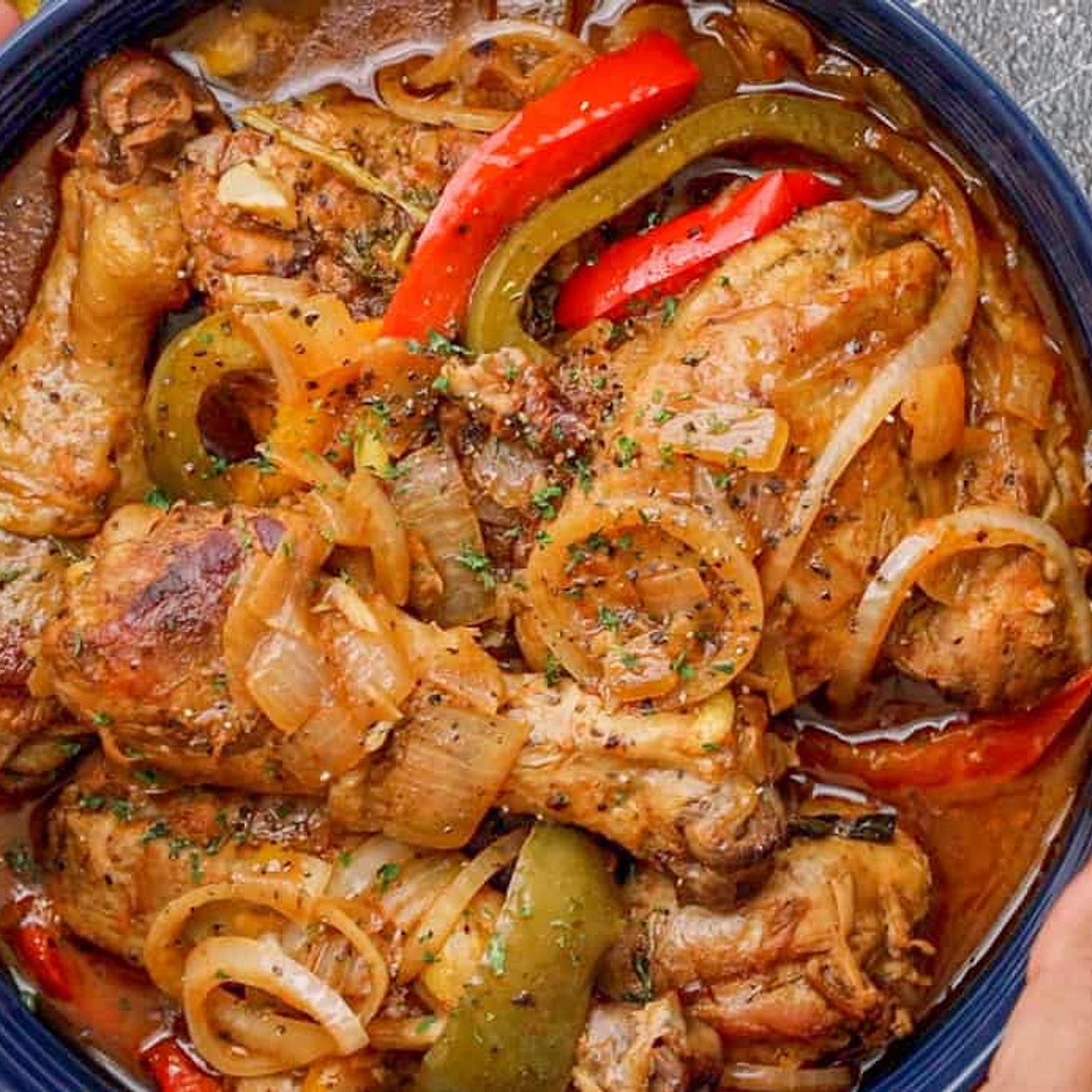 Poulet En Sauce (Authentic Haitian Chicken Stew)