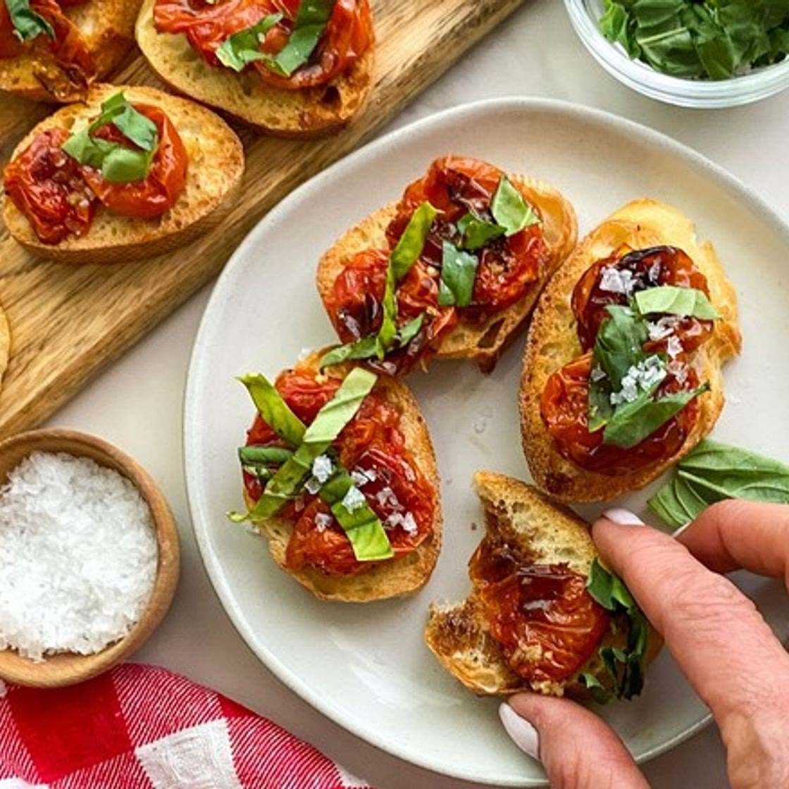 Roasted Balsamic Bruschetta Recipe