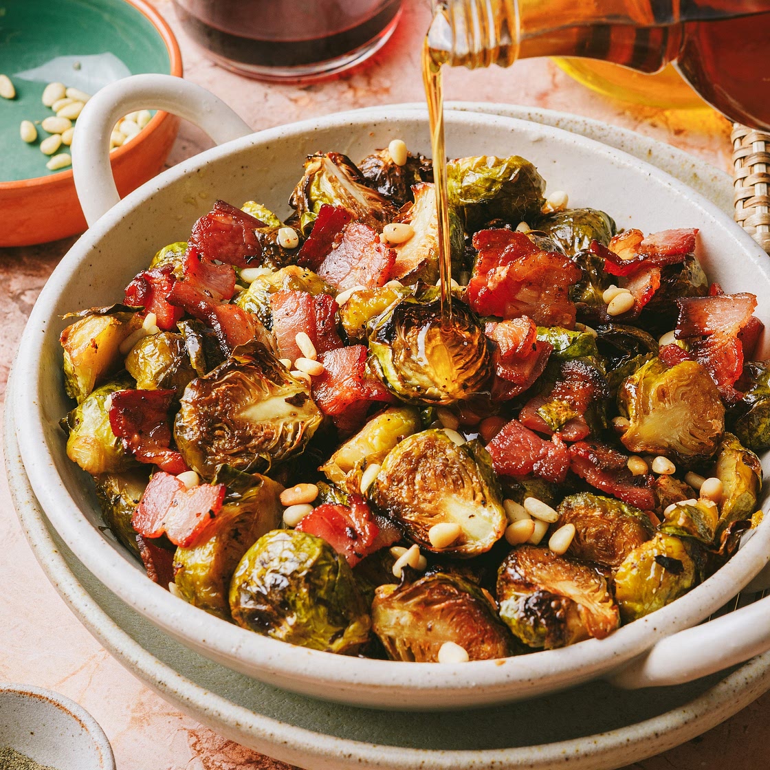Maple Bacon Brussels Sprouts