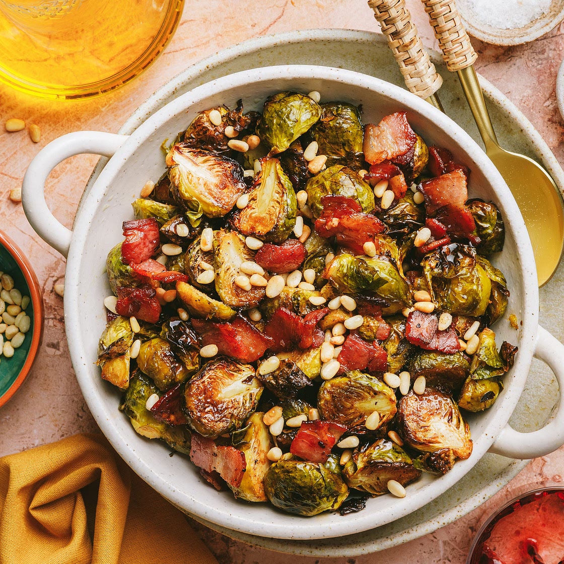 Maple Bacon Brussels Sprouts
