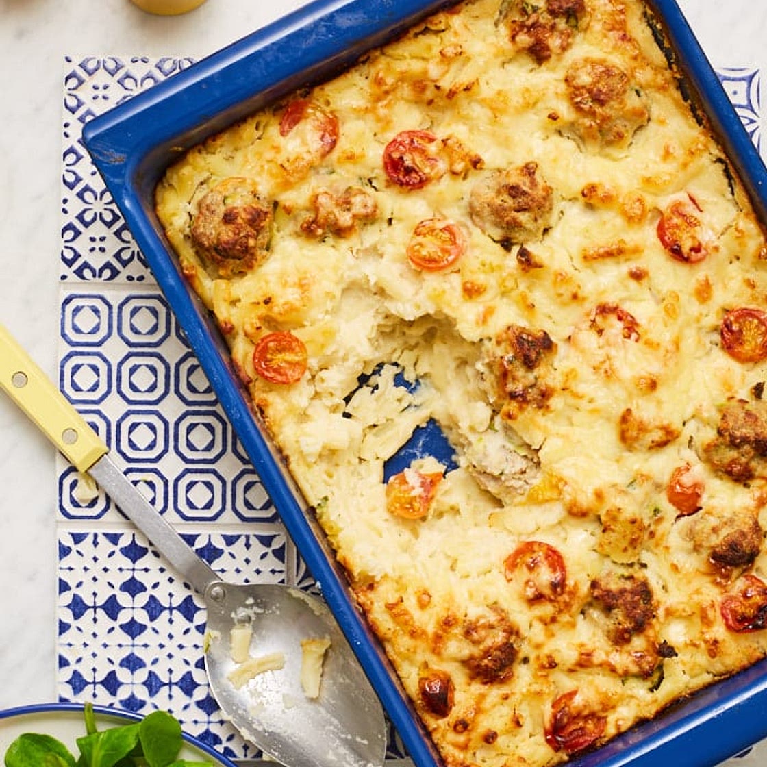 Cheesy Mac 'n' Meatballs | Slimming & Weight Watchers Friendly