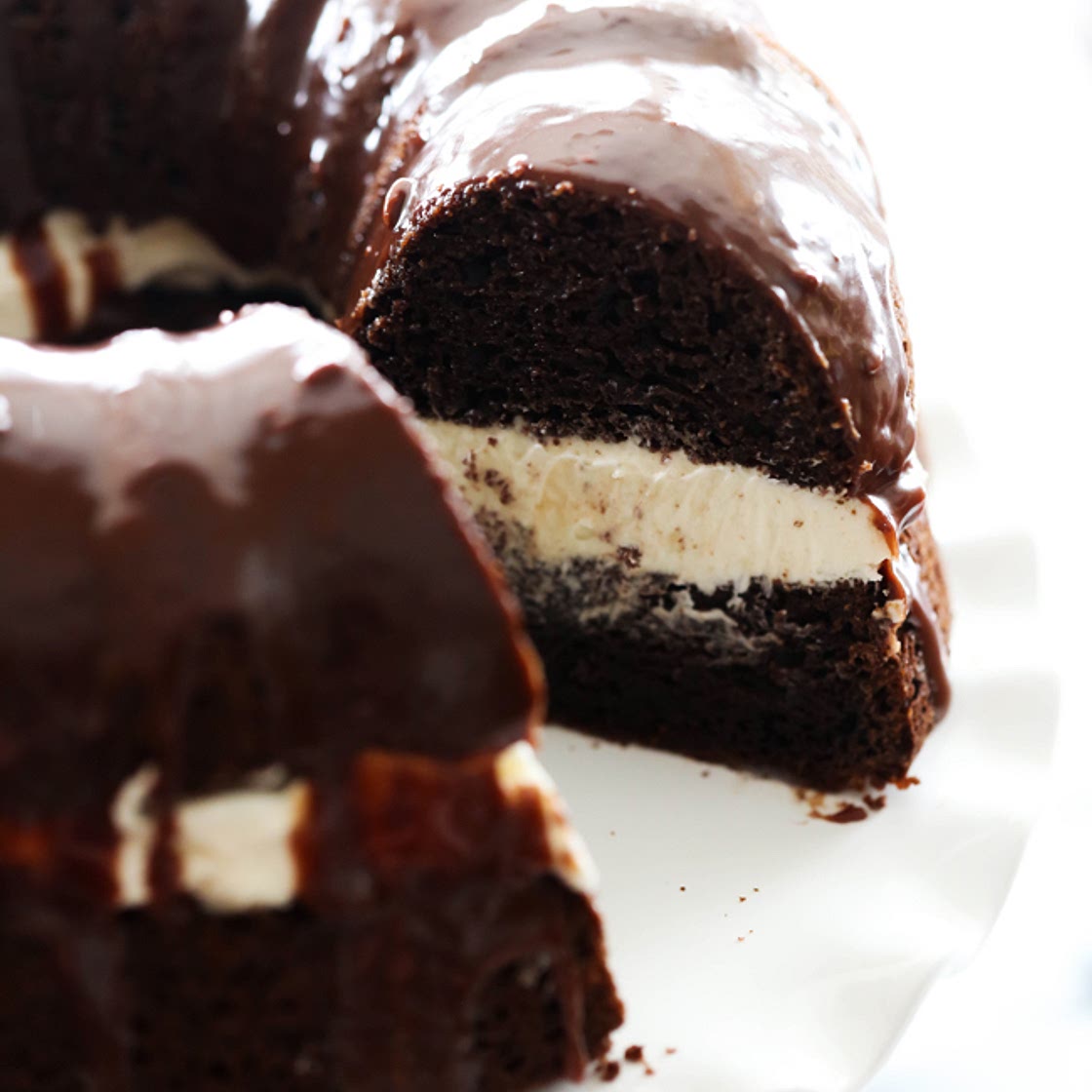 Ding Dong Bundt Cake