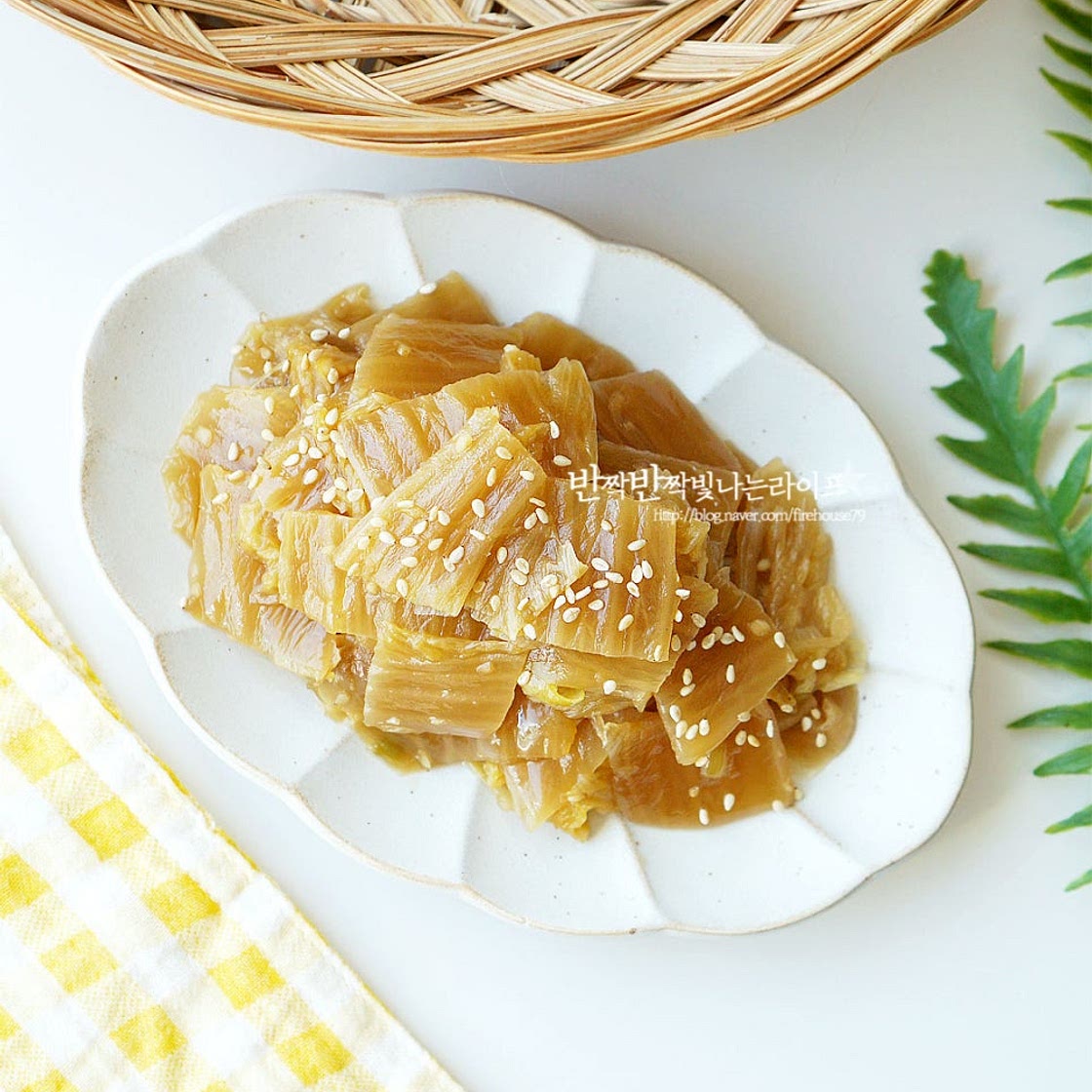 묵은지들기름볶음 요리 김치볶음 레시피 볶음김치 만드는법