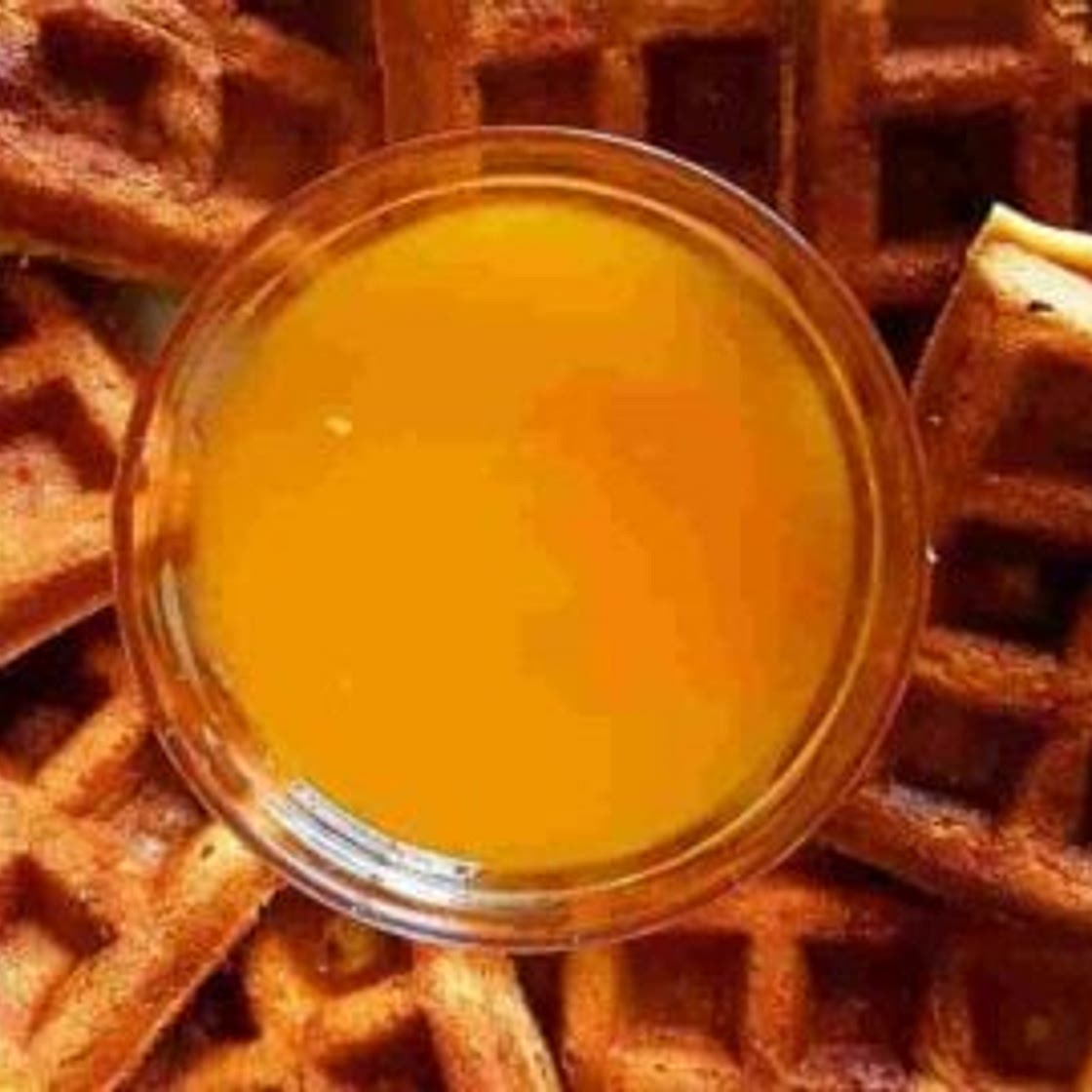 Vegan Whole Wheat Mango Waffles