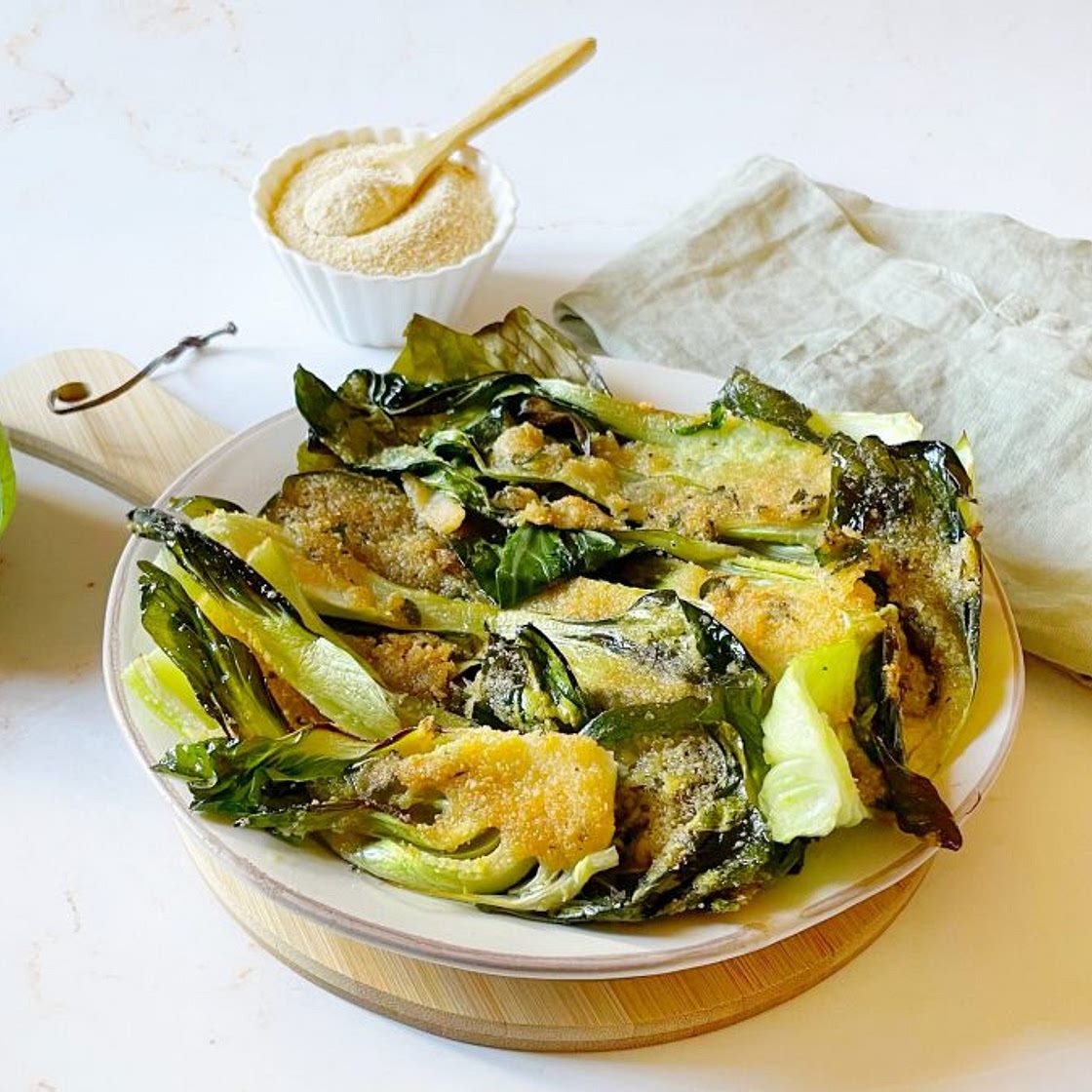 Cavolo cinese al forno: la ricetta del contorno di pak choi gratinato