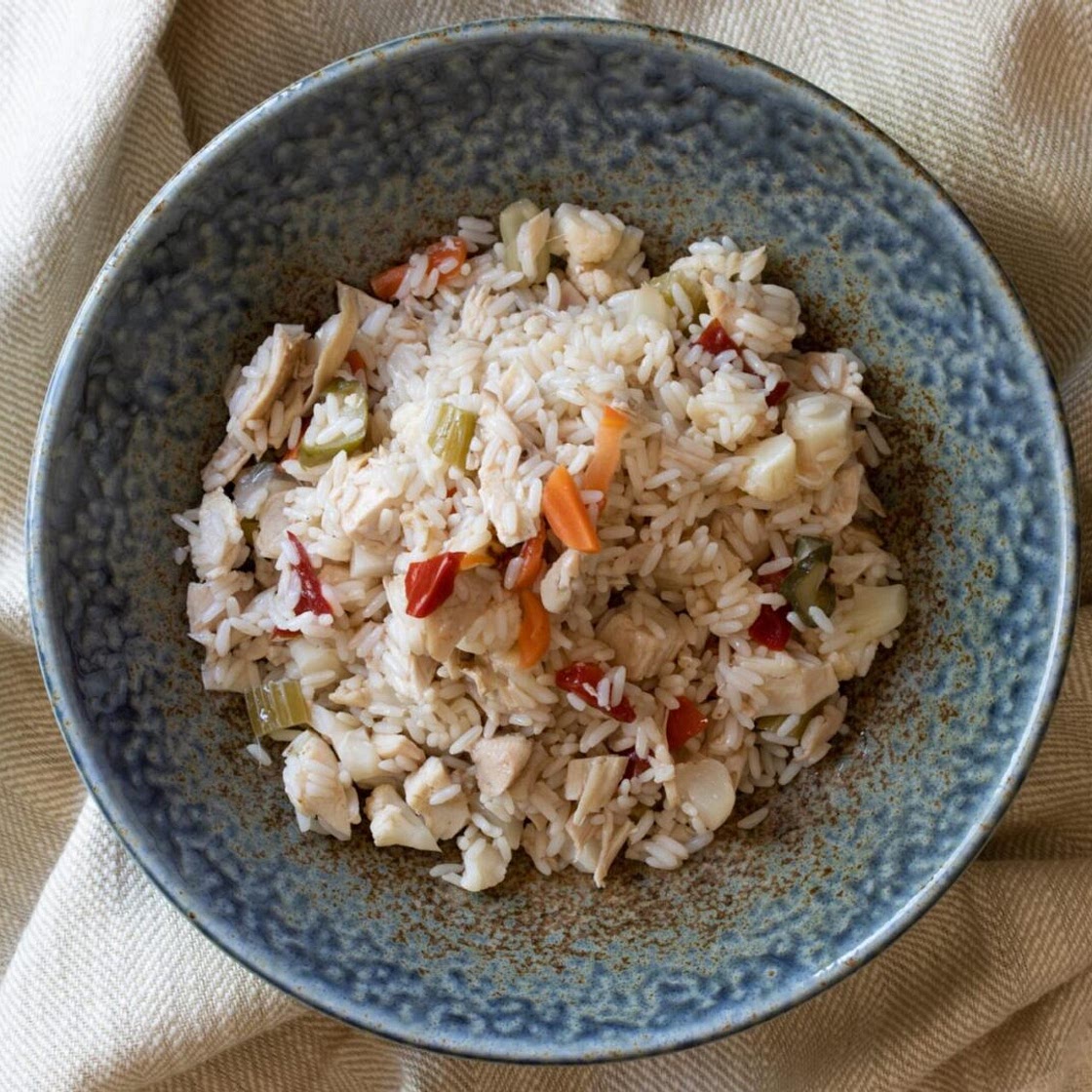 Rice salad with Chicken - Summer classic