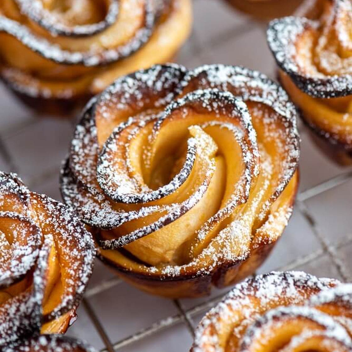 Apple Rose Tartlets