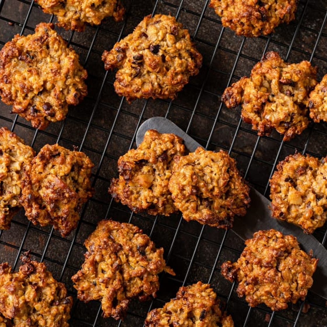 Haferflocken-Kürbis-Cookies (Guetzli ohne Zucker)