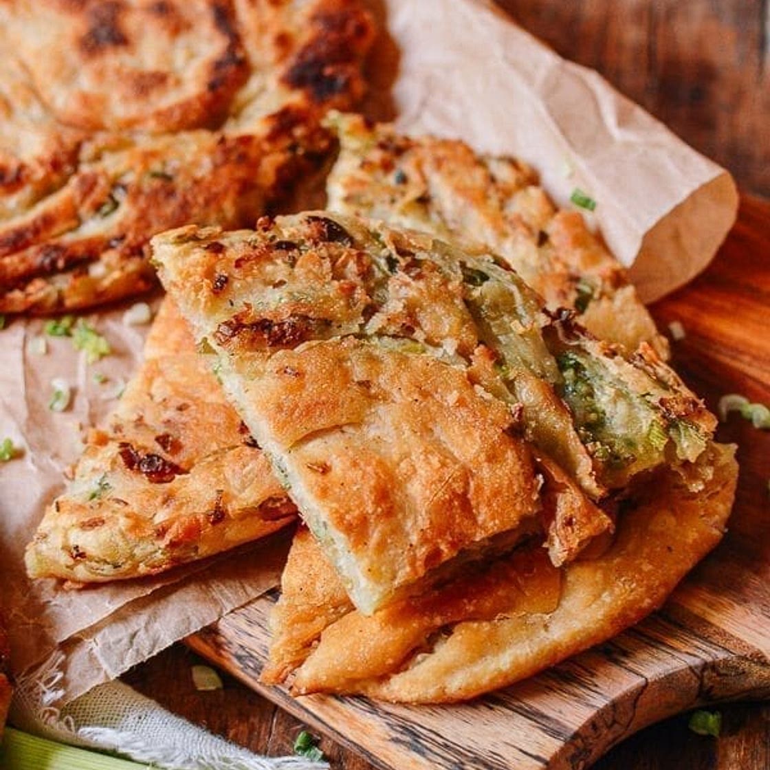 Shanghai Scallion Pancakes