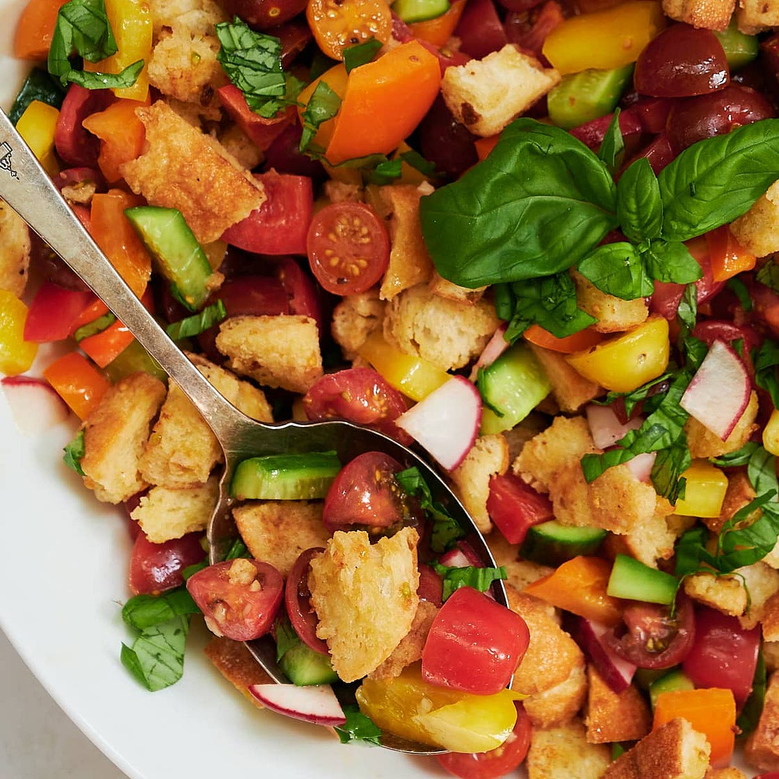 How to Make Classic Panzanella Bread Salad