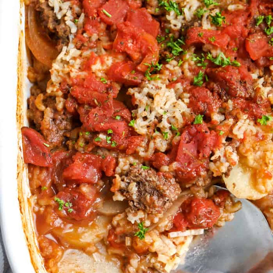 Hamburger Potato Casserole