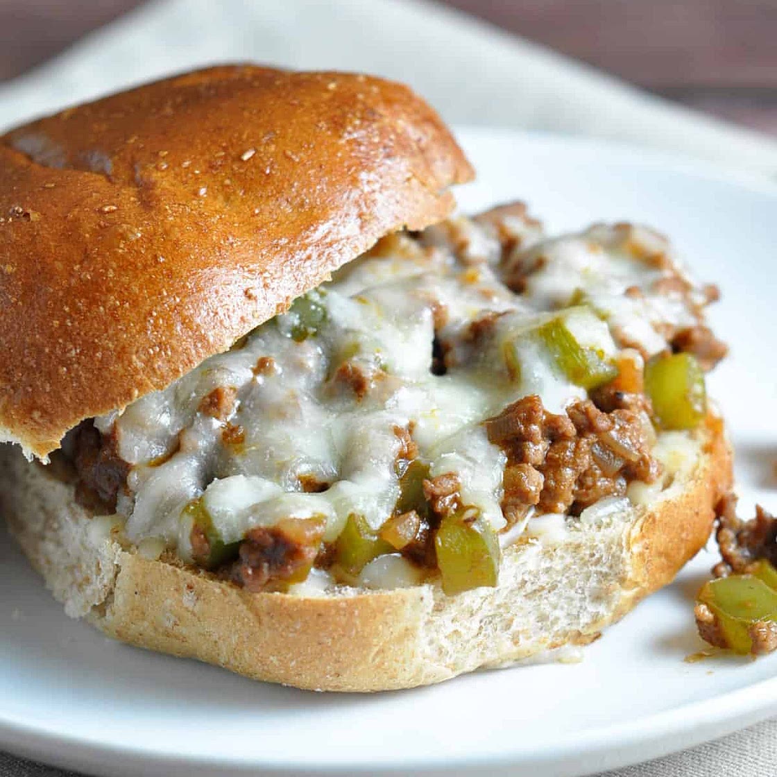 Philly Cheesesteak Sloppy Joes