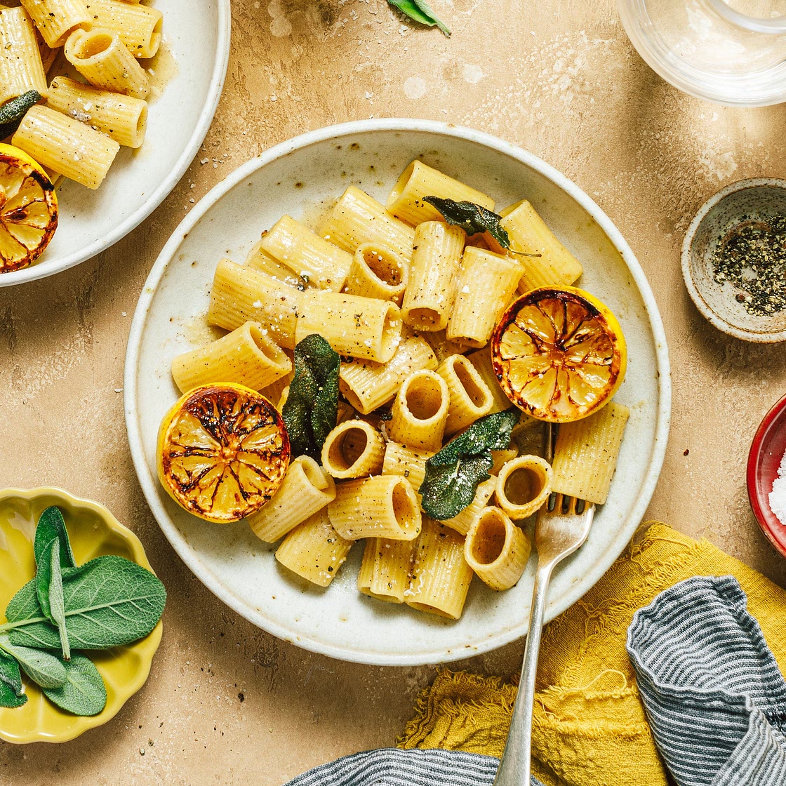 Brown Butter Limone Rigatoni