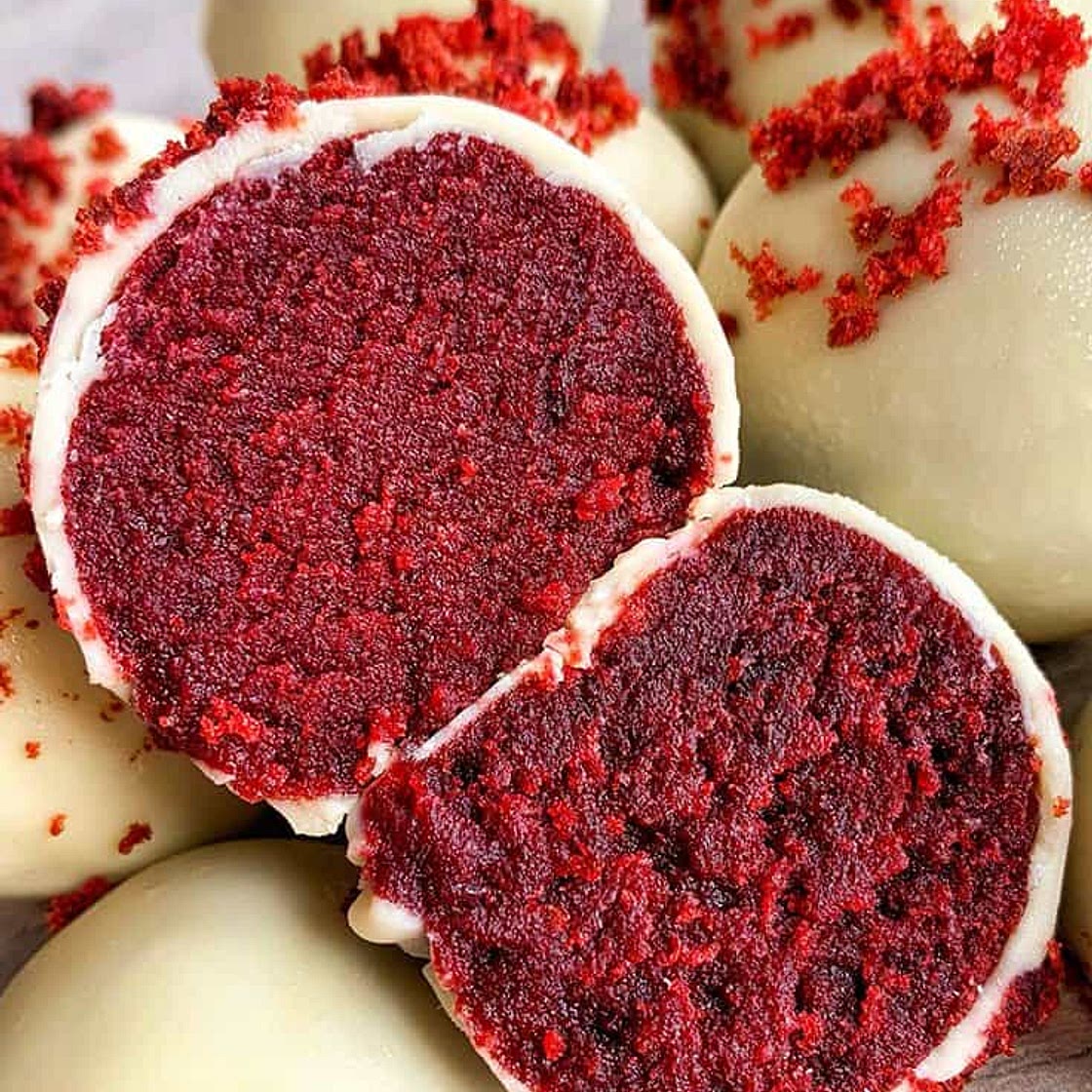 Red Velvet Cake Balls