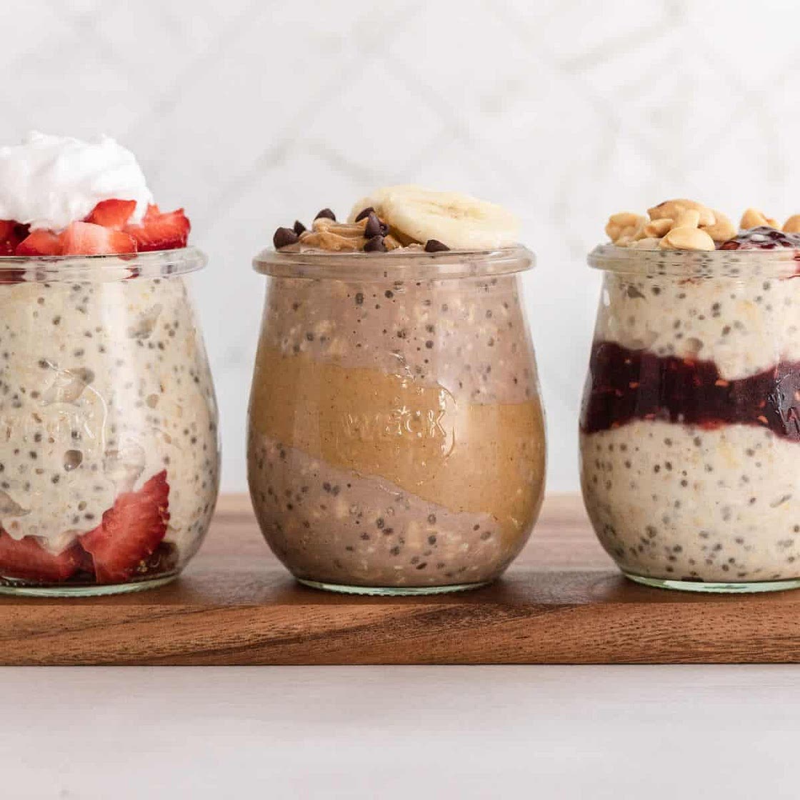 Quick & Creamy High Protein Overnight Oats