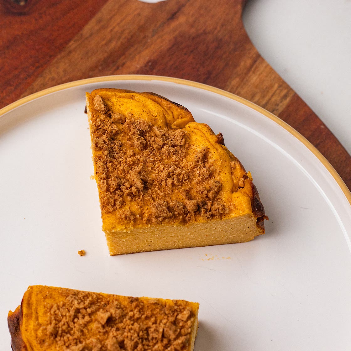 High Protein Cottage Cheese Pumpkin Cheesecake