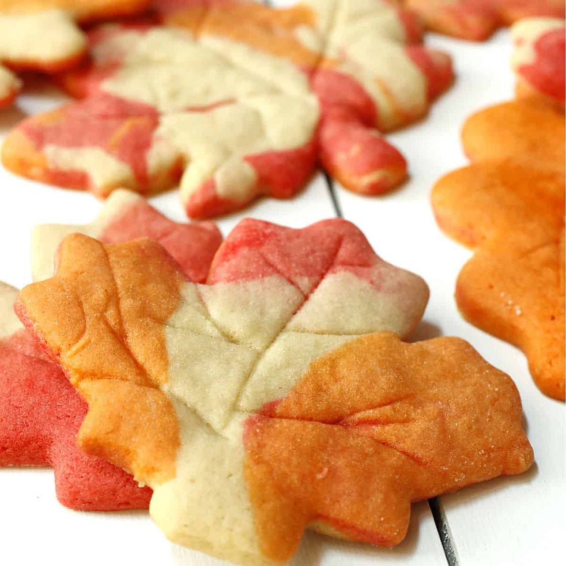 Autumn Leaf Maple Cookies