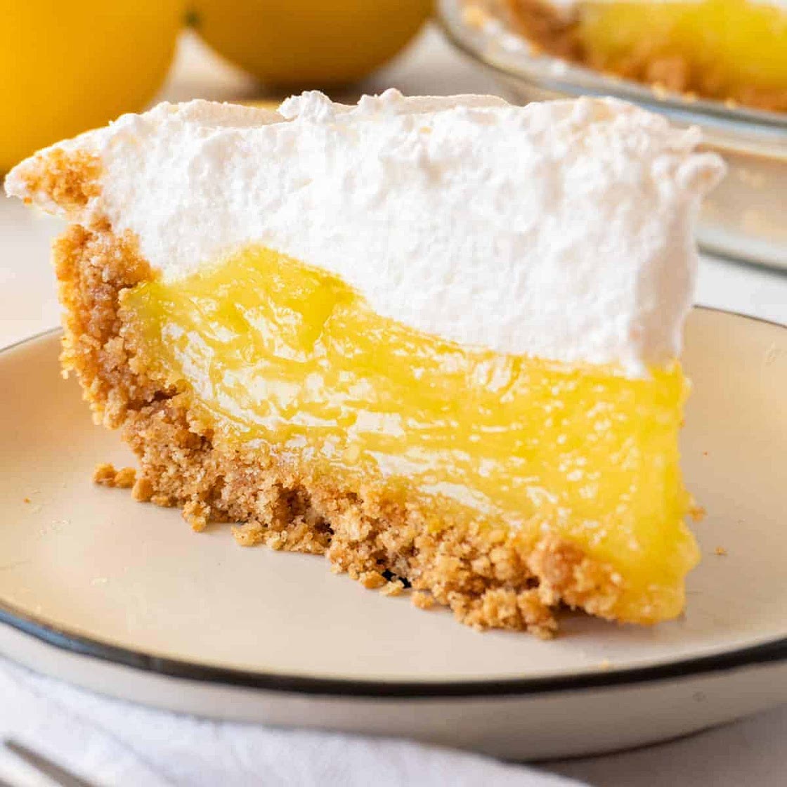 Lemon Meringue Pie with Graham Cracker Crust