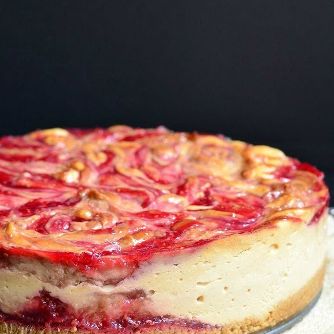 Peanut Butter and Jelly Cheesecake