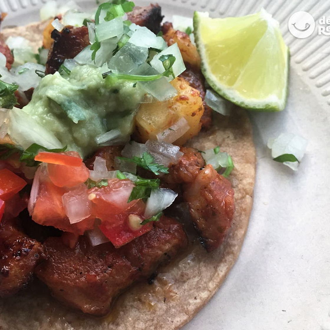 Tacos al pastor mexicanos