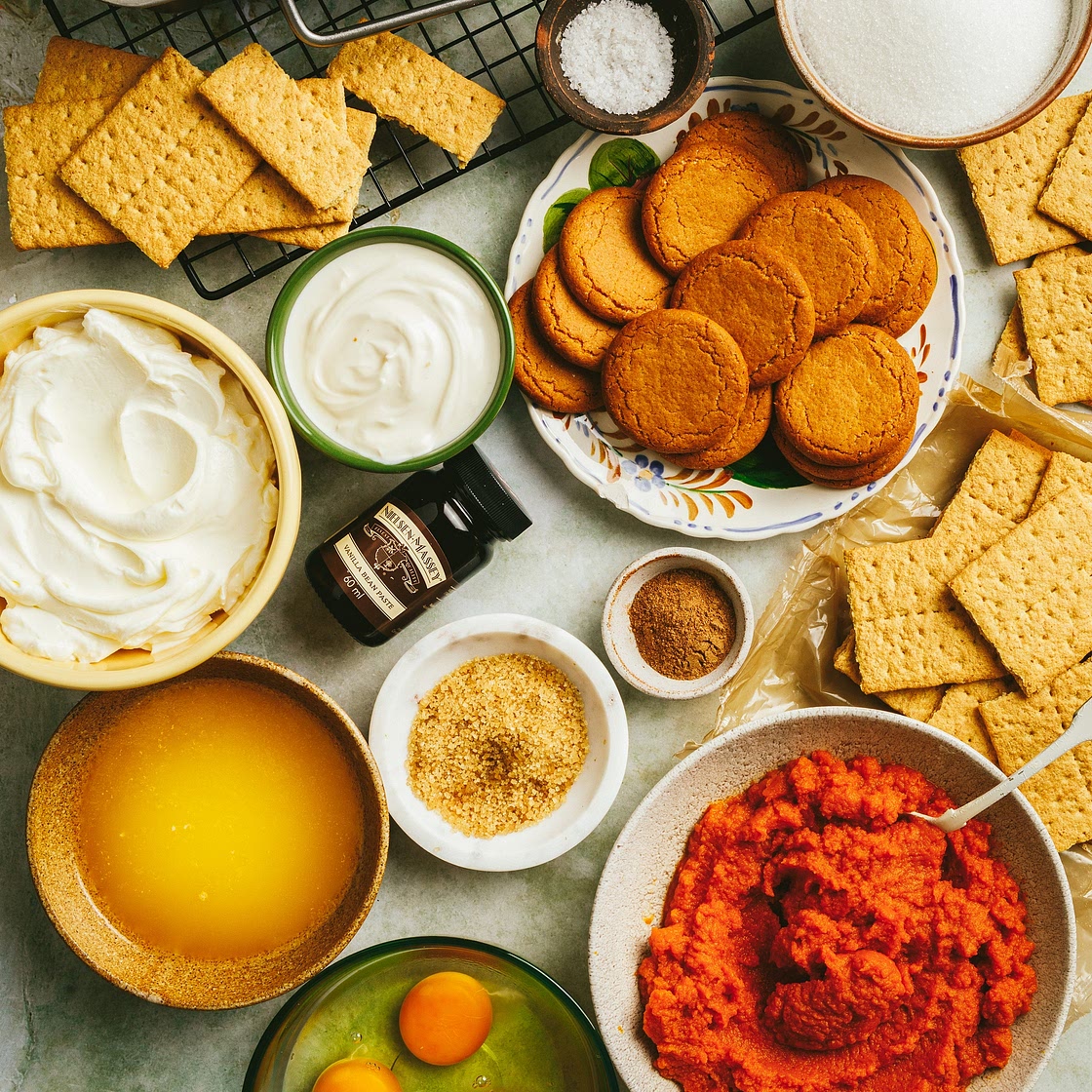 Pumpkin Spice Cheesecake Bars