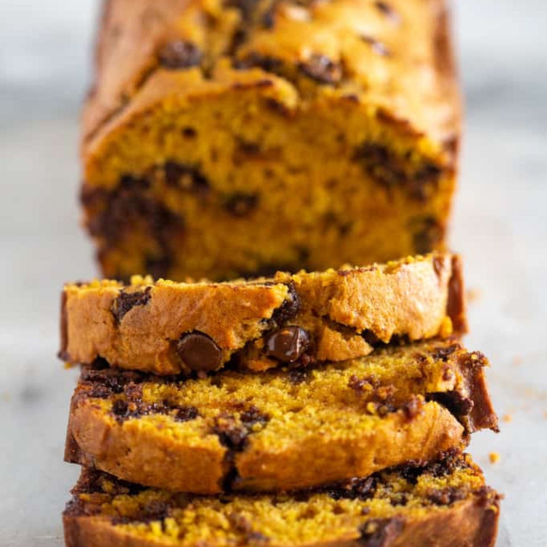 Pumpkin Chocolate Chip Bread