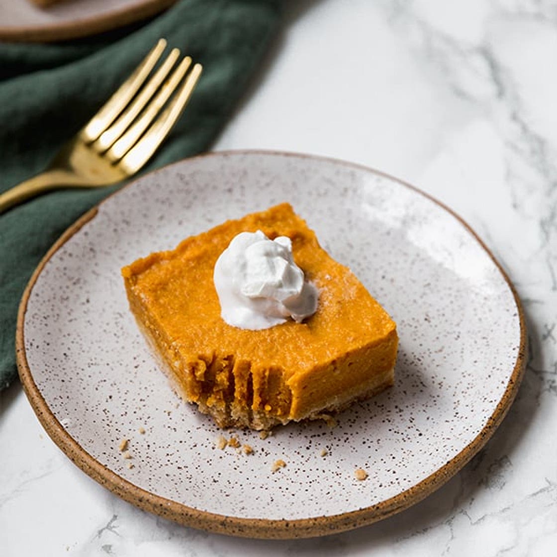 Paleo Pumpkin Pie Bars (AIP)