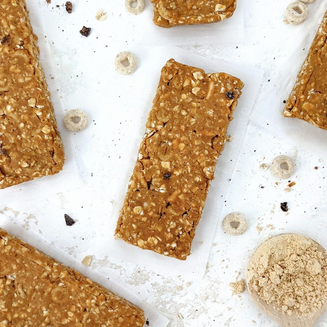 Low Fat Peanut Butter Protein Cereal Bars