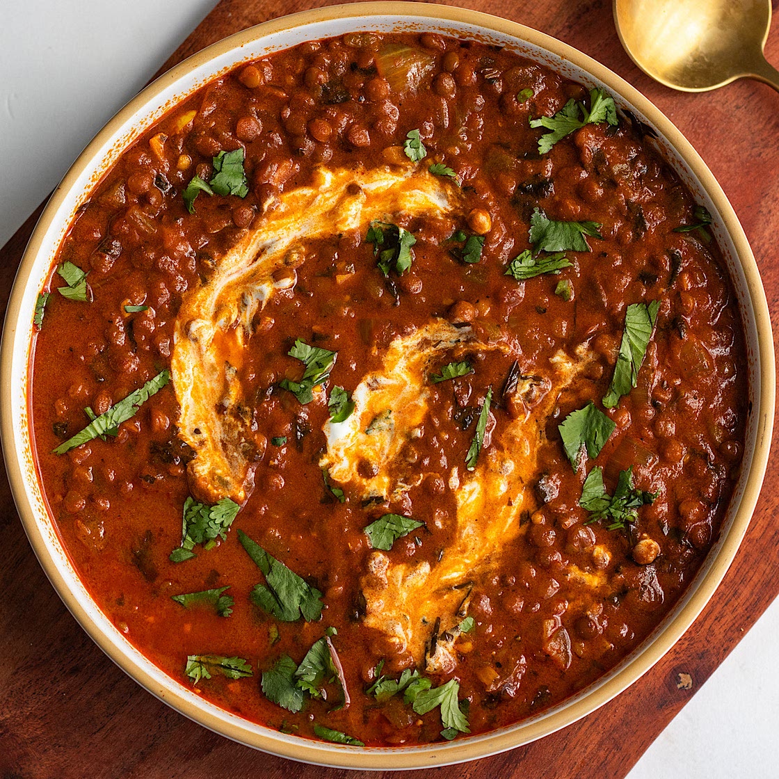 Vegan Roasted Red Pepper Dahl