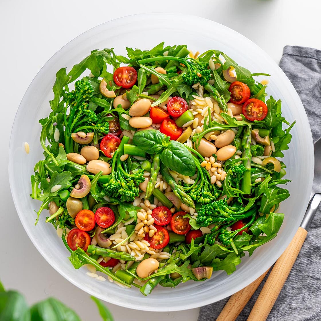 Pesto Orzo Salad