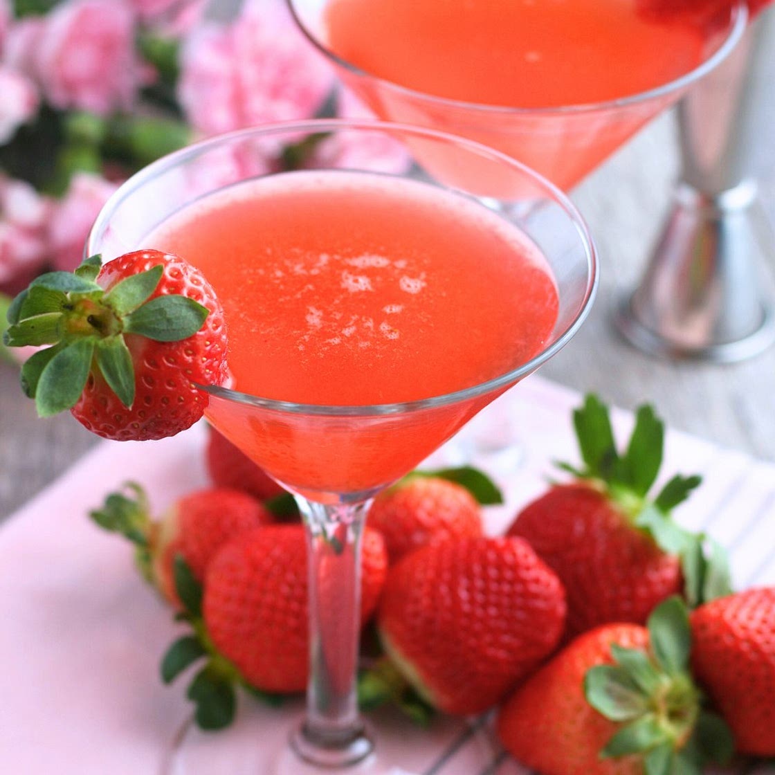 Amazing Strawberry Vodka Martini Recipe
