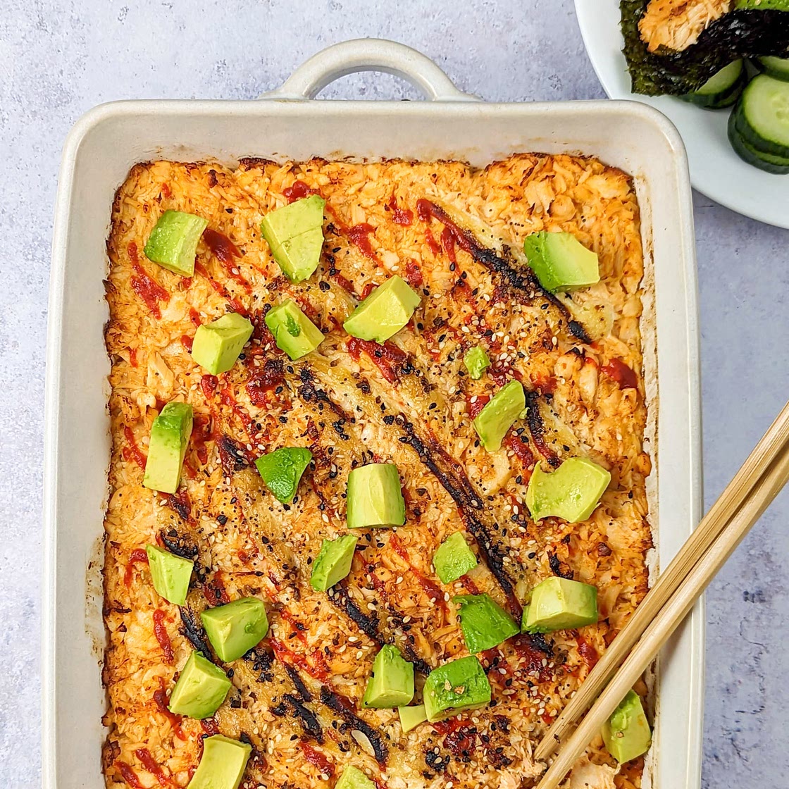 Salmon Sushi Bake Recipe