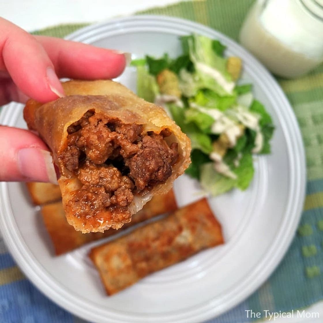 Sloppy Joe Egg Rolls Recipe