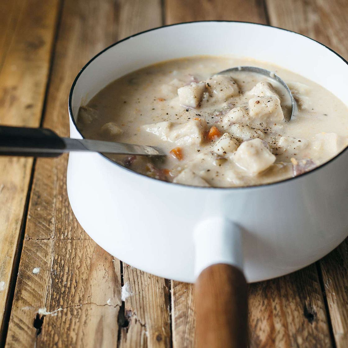 German Chicken Soup with Dumplings