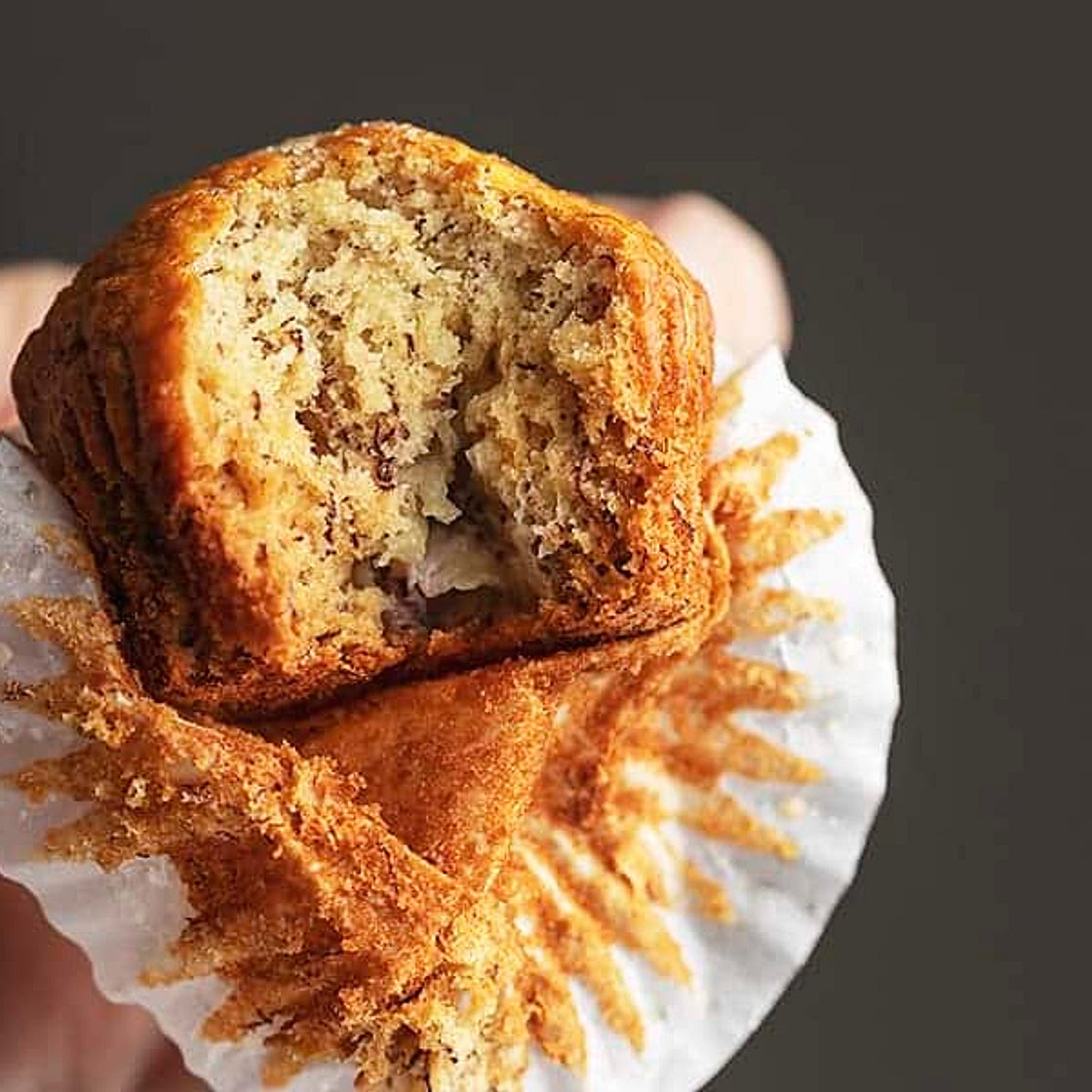 Keto Banana Bread Muffins with Walnuts