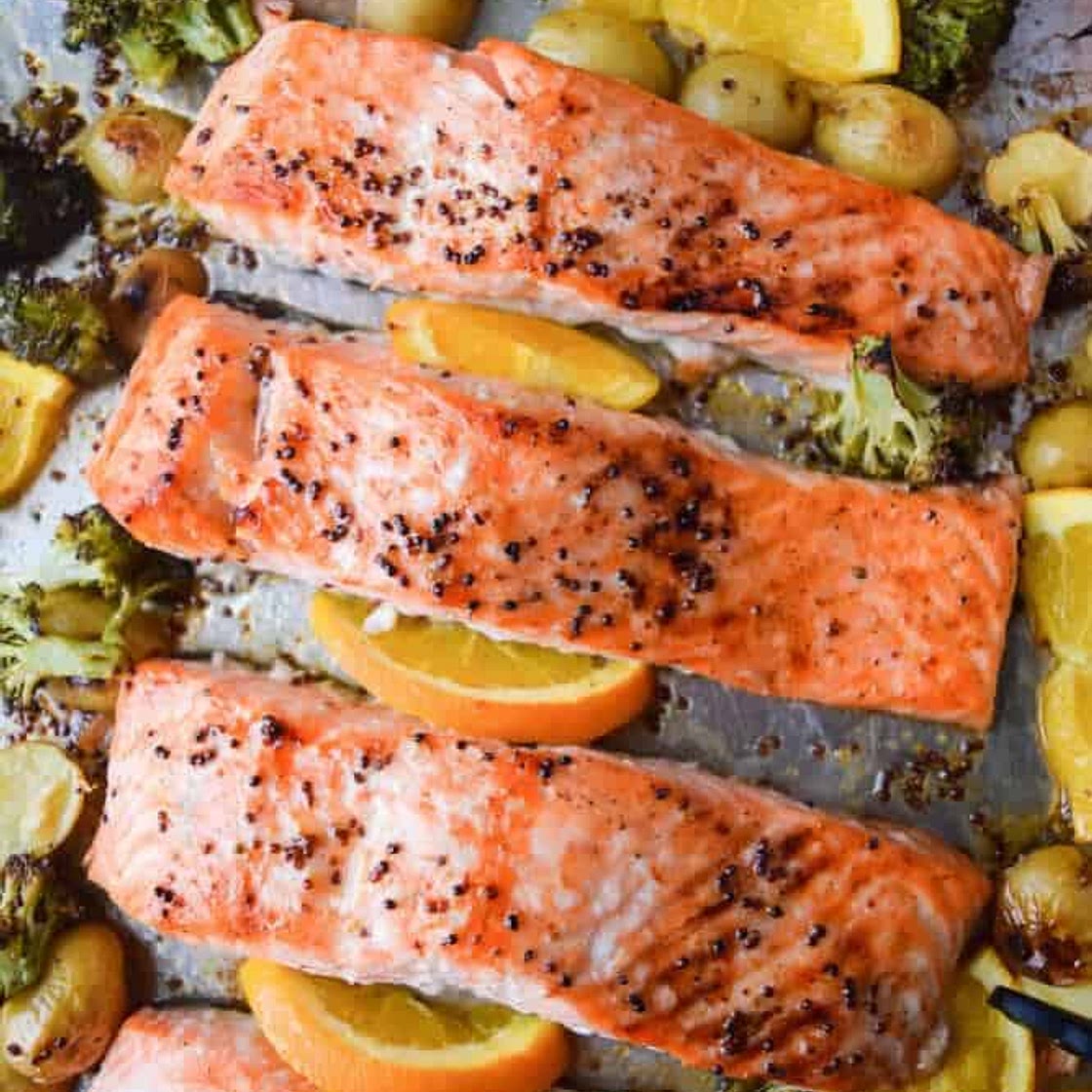 Sticky Maple Salmon