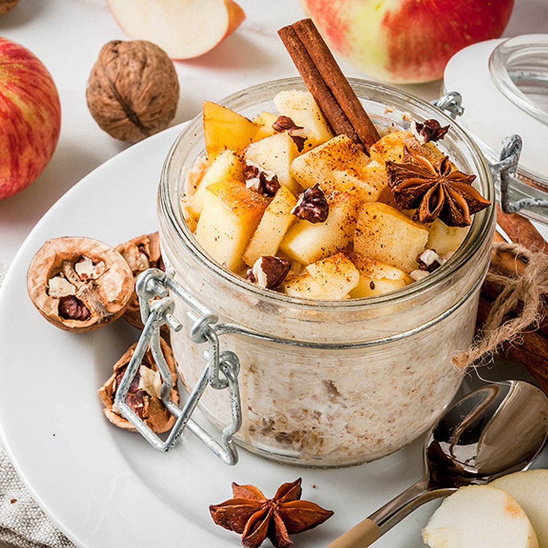 Verrine pain d'épices et pommes