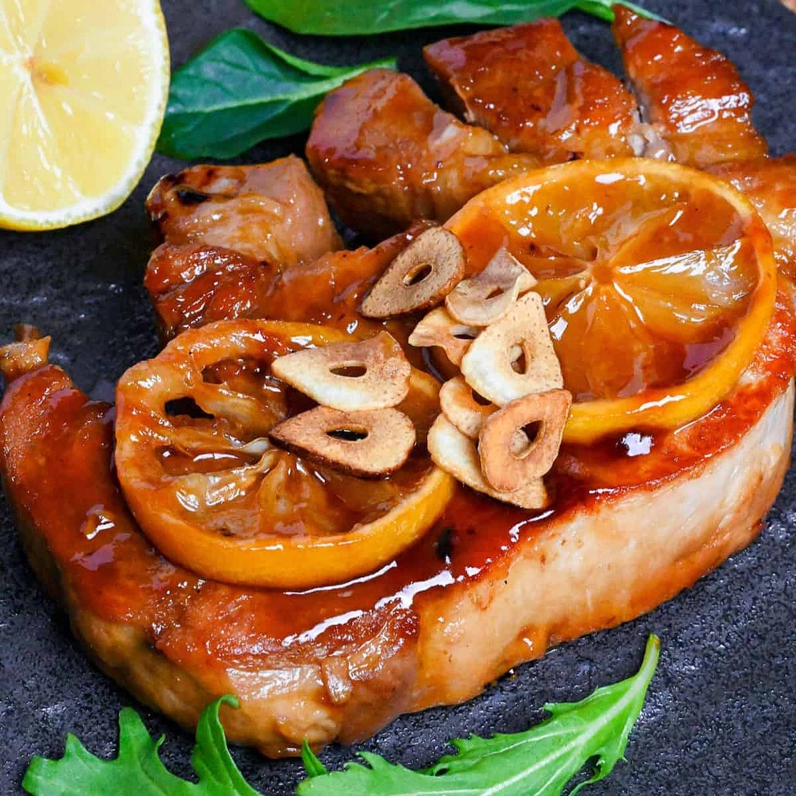 Lemon Teriyaki Pork Chops