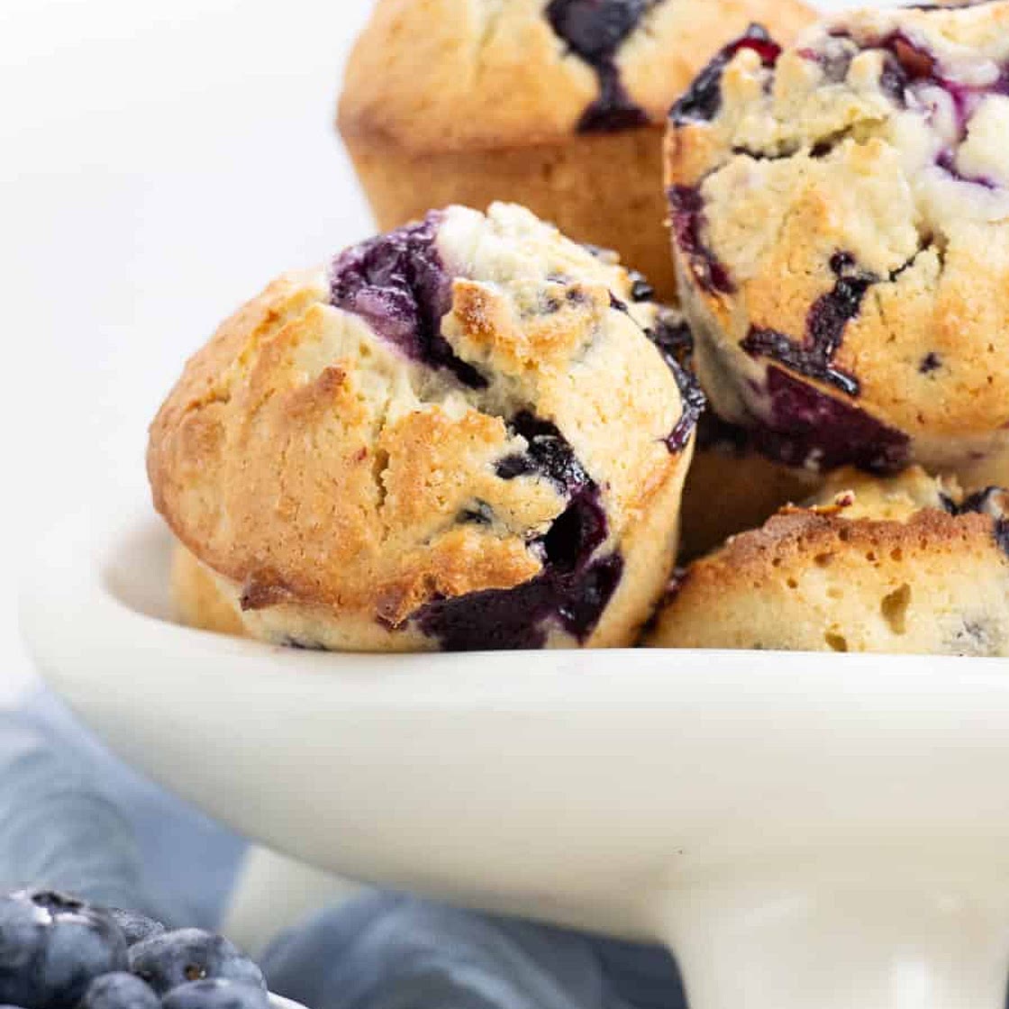 Blueberry Muffins with Cream Cheese