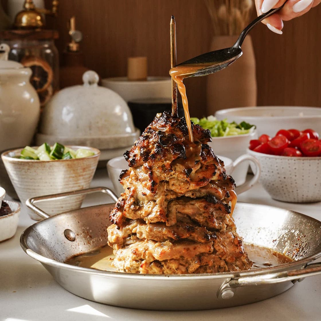 Greek Chicken Gyros (Authentic Cooking Method)