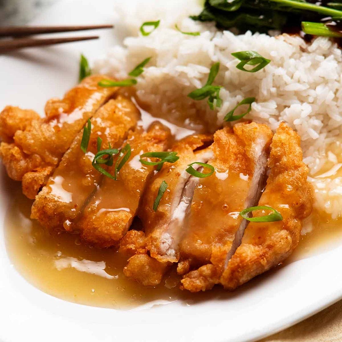 Crispy Chinese Lemon Chicken - old school style!