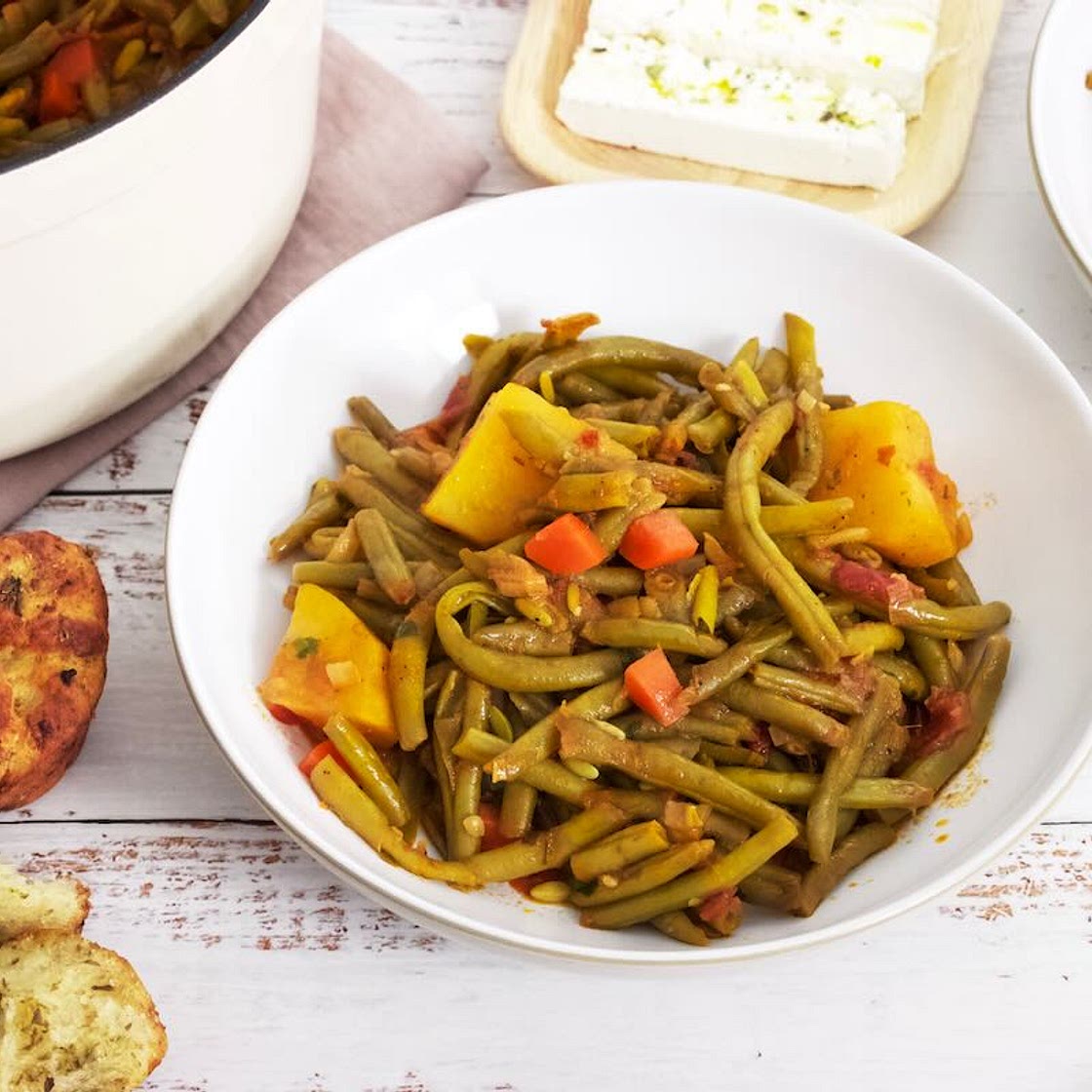 Green Beans with Tomato Sauce