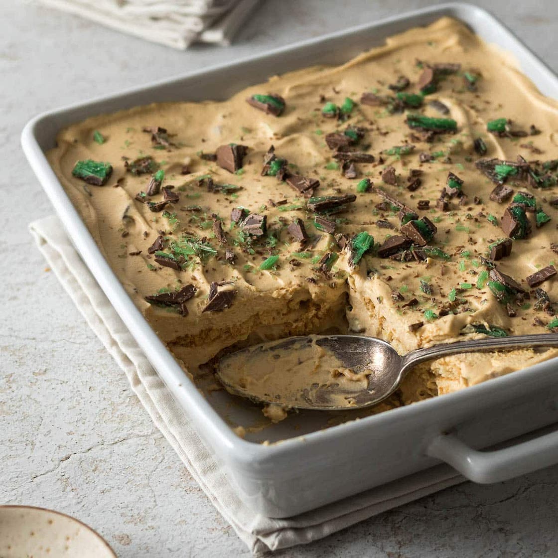 Peppermint Crisp Tart