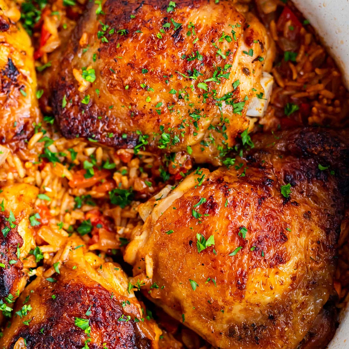 One Pot Chicken and Rice (Asian Inspired)
