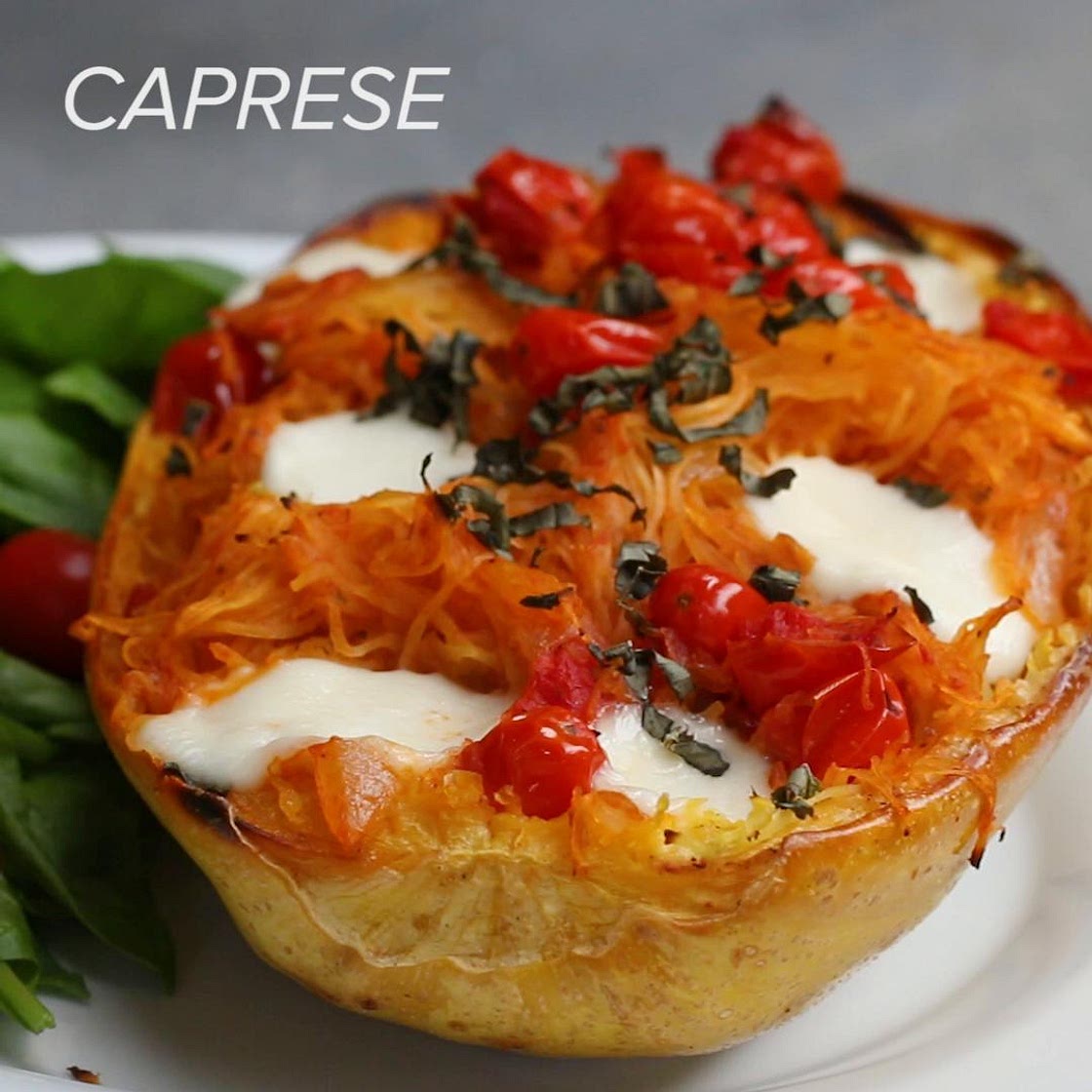Caprese Spaghetti Squash Recipe by Tasty
