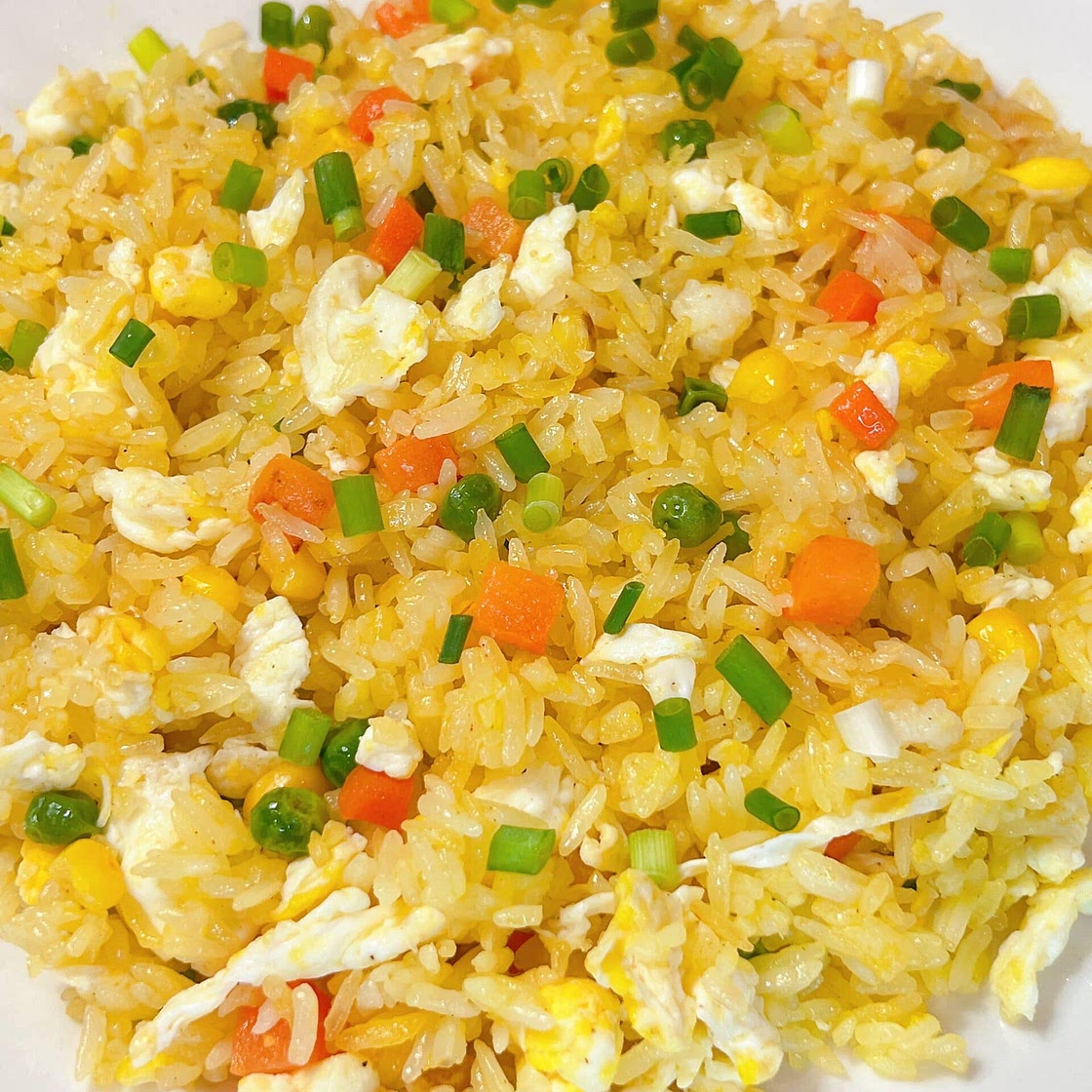 Golden Egg Fried Rice (10 minutes quick recipe)