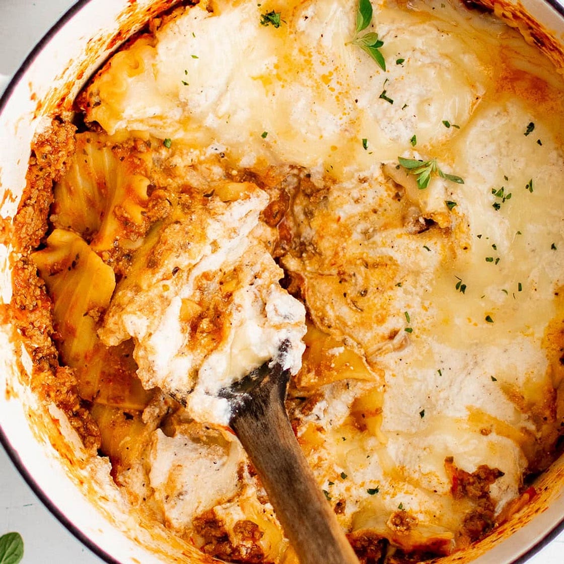 One Pot Stovetop Lasagna
